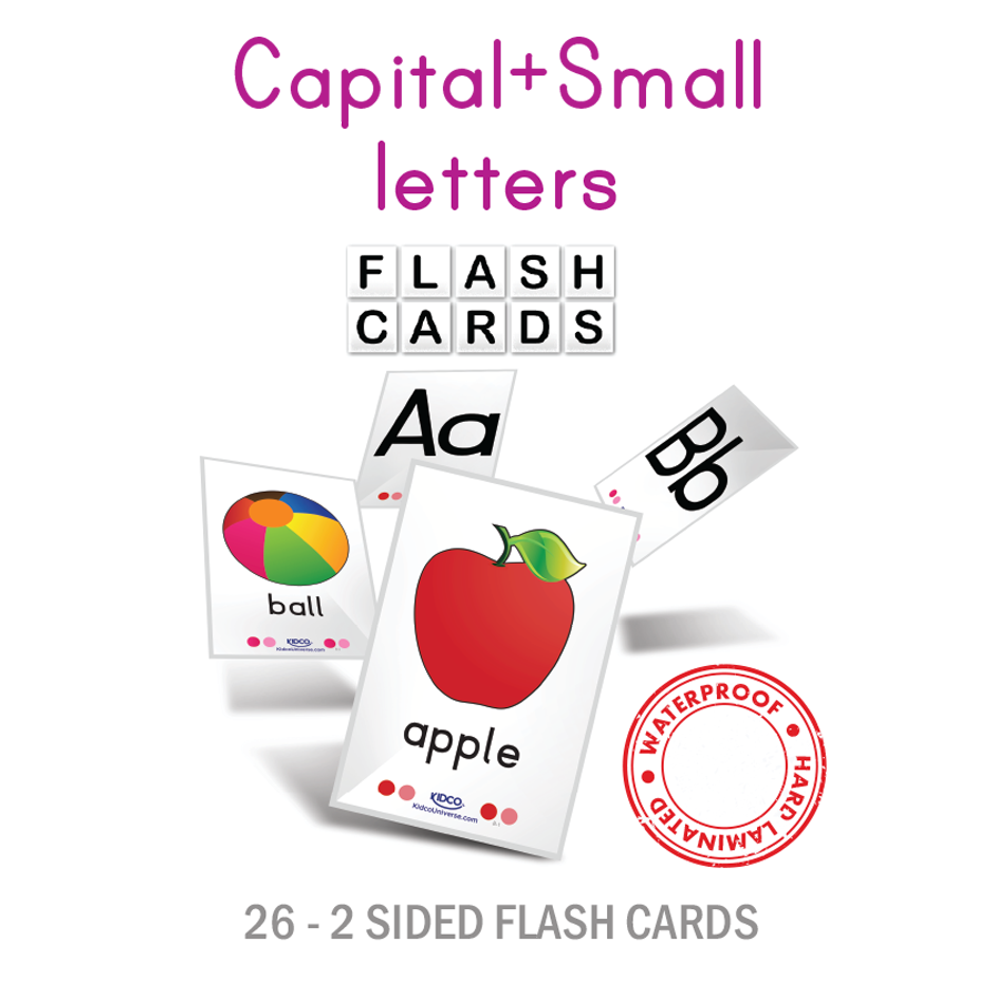 Capital+ Small Letters Flash Cards – Kidco