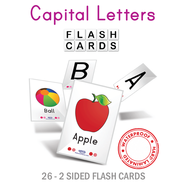 Capital Letters Flash Cards